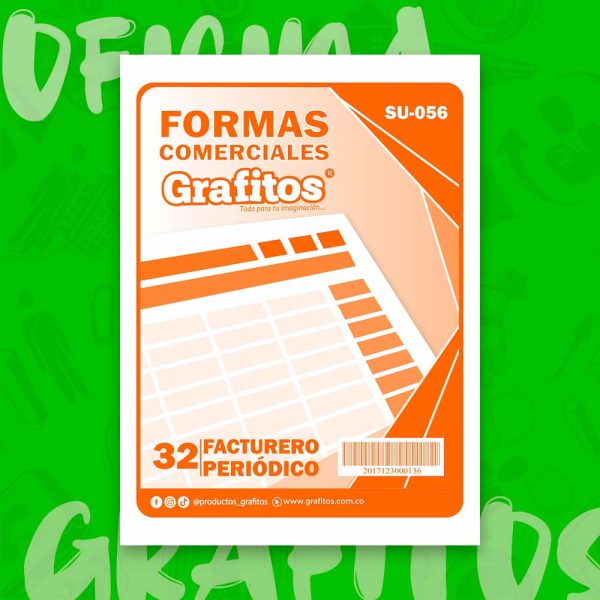 Facturero Grafitos 1-32 Periodico