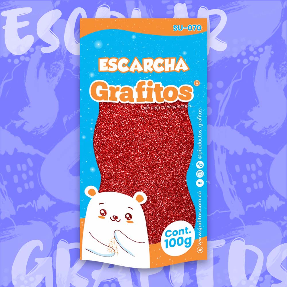 ESCARCHA 100 GR CORRIENTE ROJA