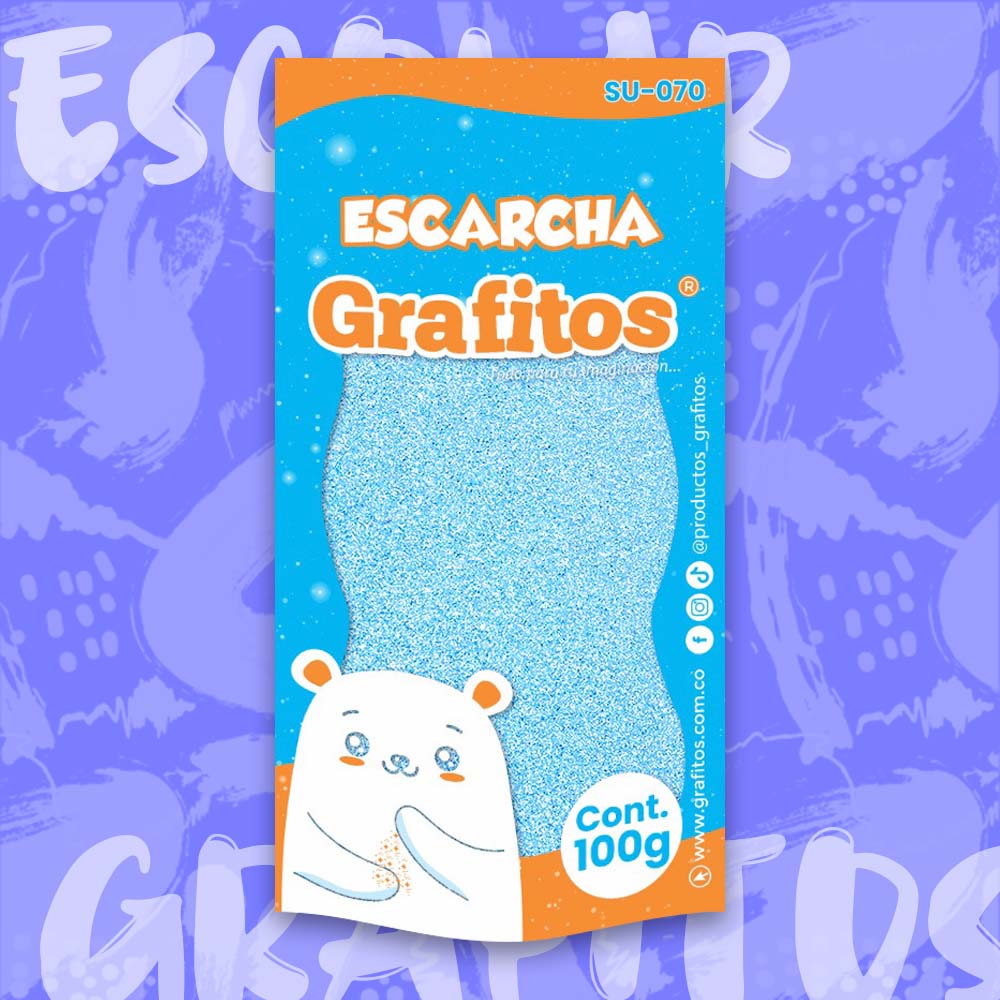 ESCARCHA 100 GR TORNASOL CELESTE