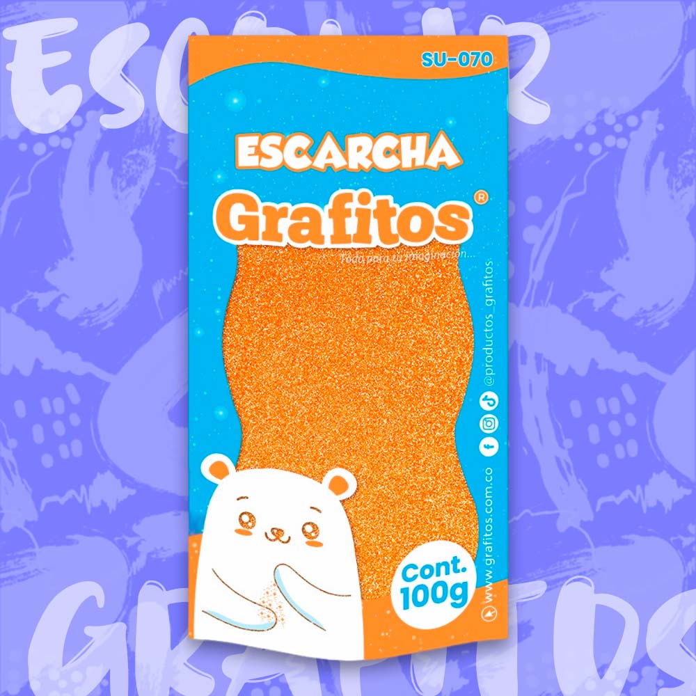 ESCARCHA 100 GR TORNASOL NARANJA
