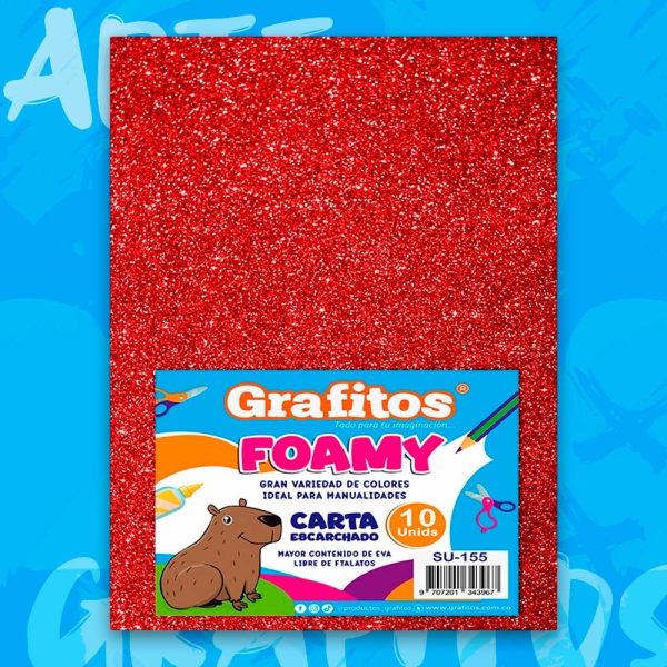 foamy-carta-escarchado-rojo