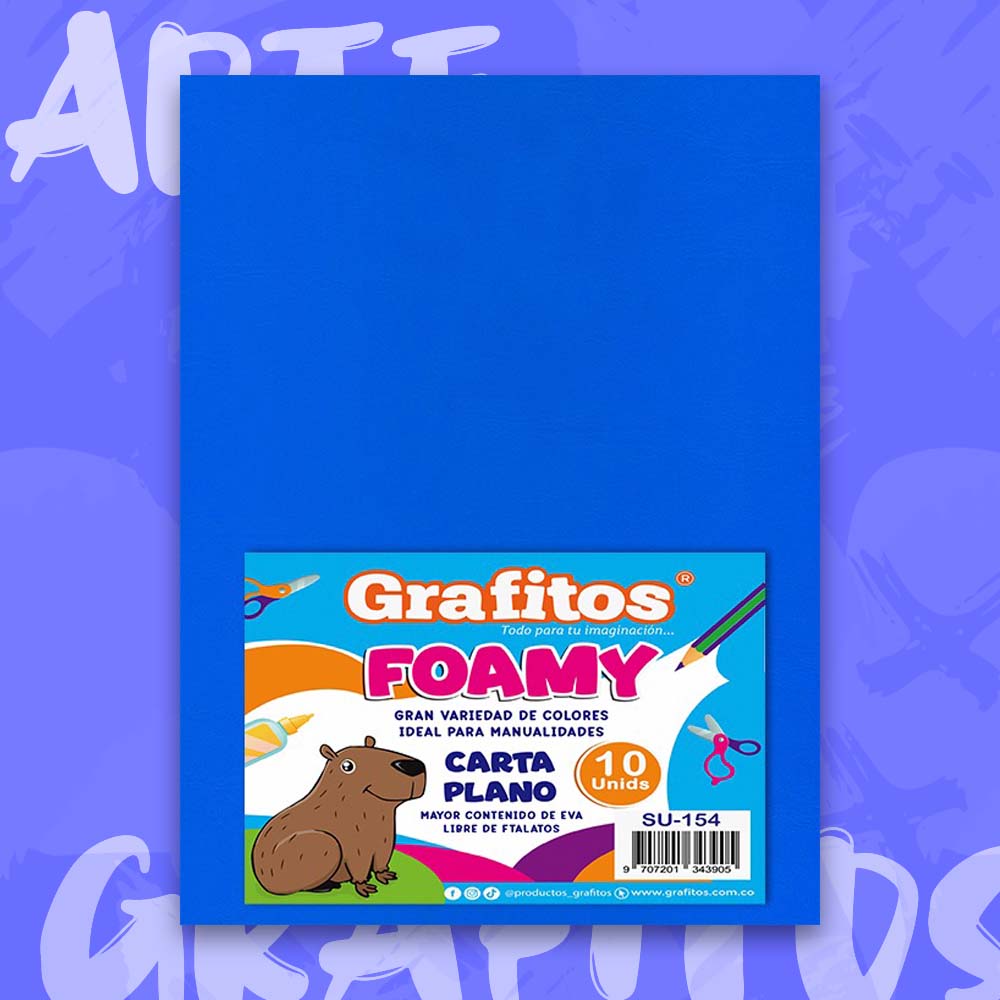 FOMI CARTA AZUL PAQUETE x10