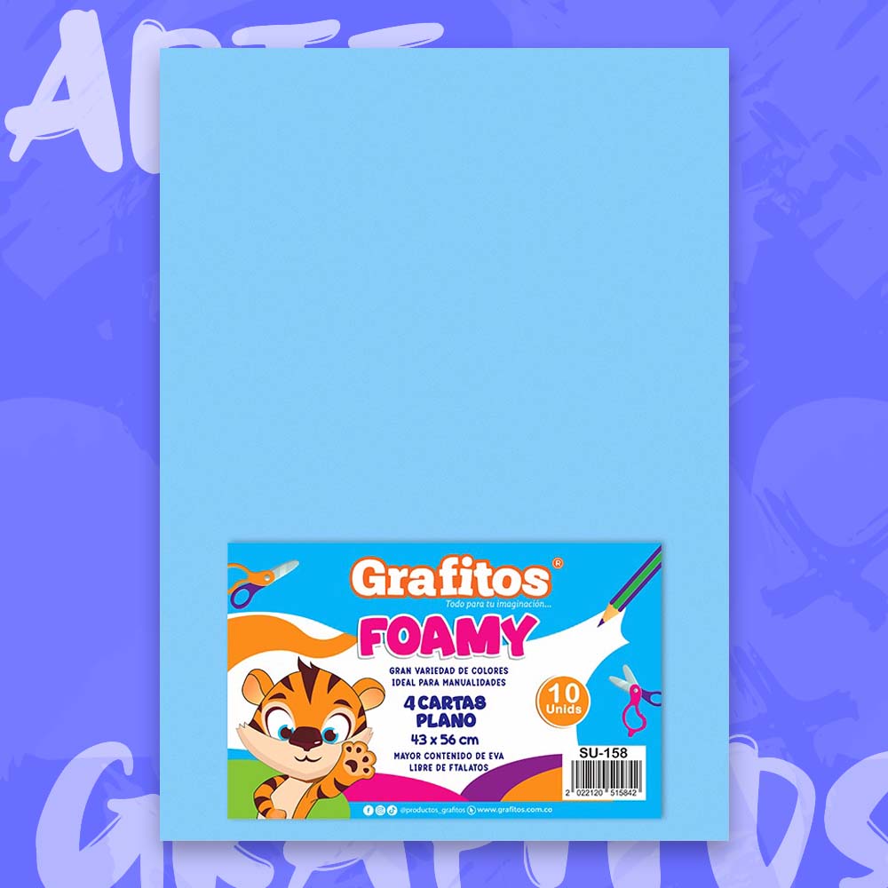 FOMI CUATRO CARTAS CELESTE