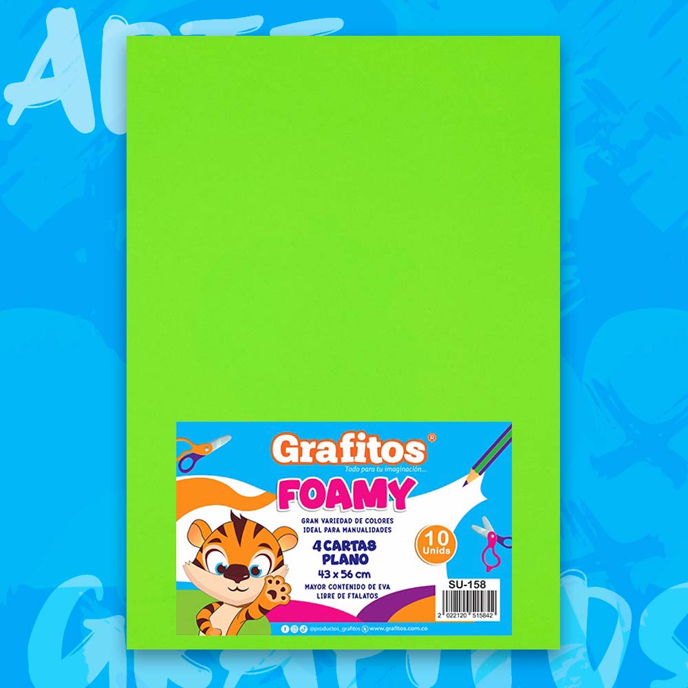 FOMI CUATRO CARTAS VERDE BICHE