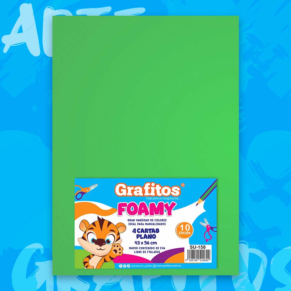 FOMI CUATRO CARTAS VERDE PASTO