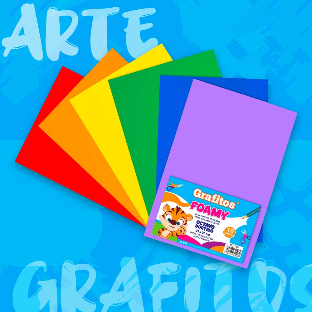 FOMI 1/8 SURTIDO PAQUETE x10