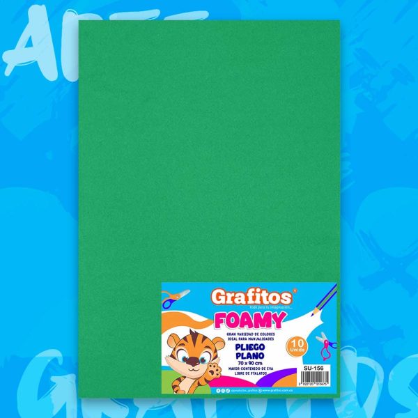 foamy-lamina-verde-navidad