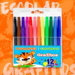 plumones-grafitos-x12