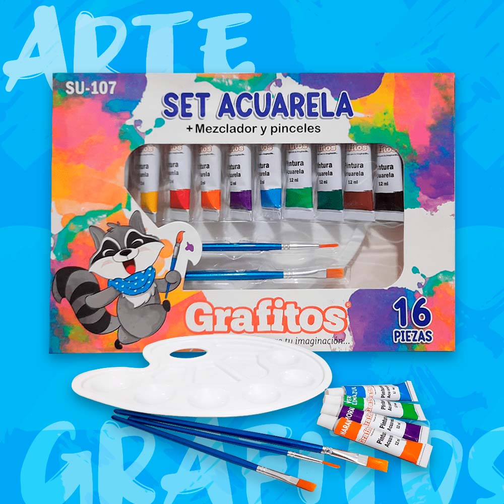 Set de Acuarela Grafitos SU-107