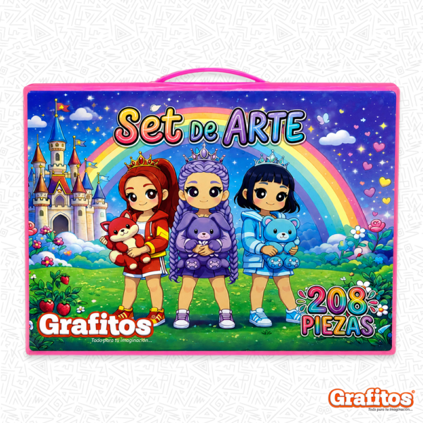 Set de Arte Niña x208 Piezas