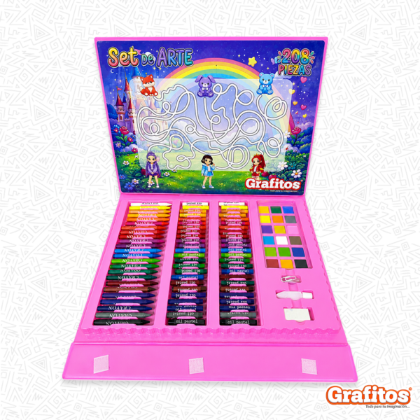 Set de Arte Niña x208 Piezas