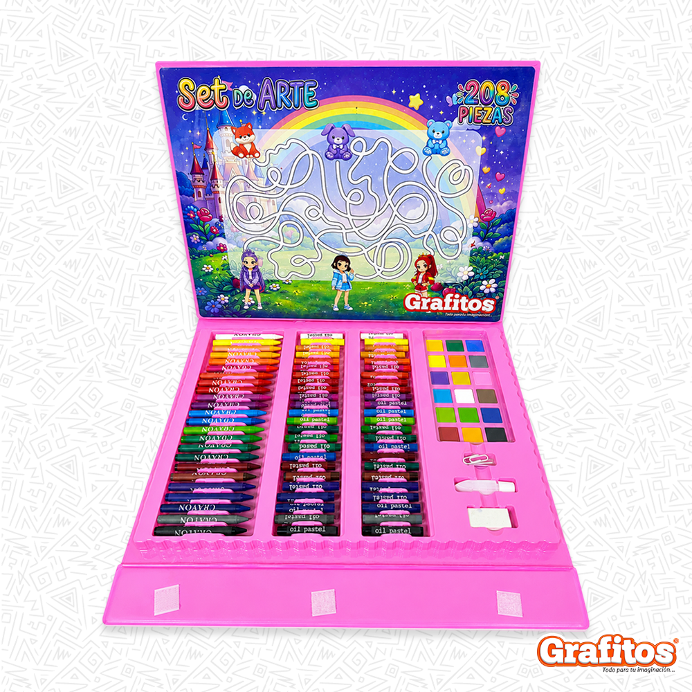 Set de Arte Niña x208 Piezas