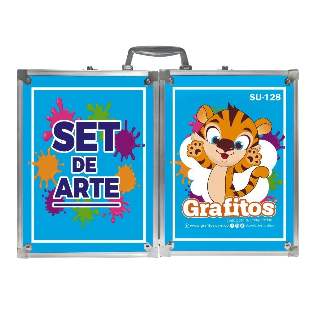 Set Arte Metalico 128 Piezas Grafitos