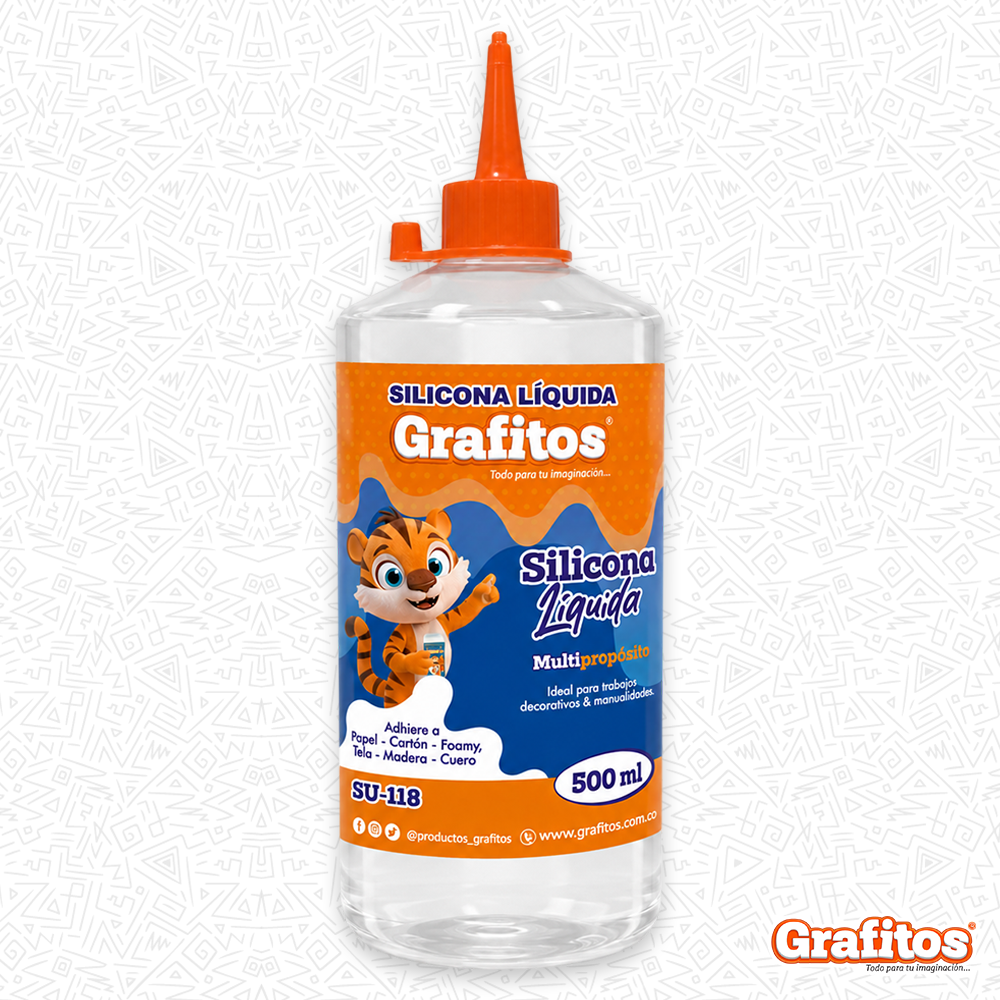 Silicona Líquida de 500ml Grafitos