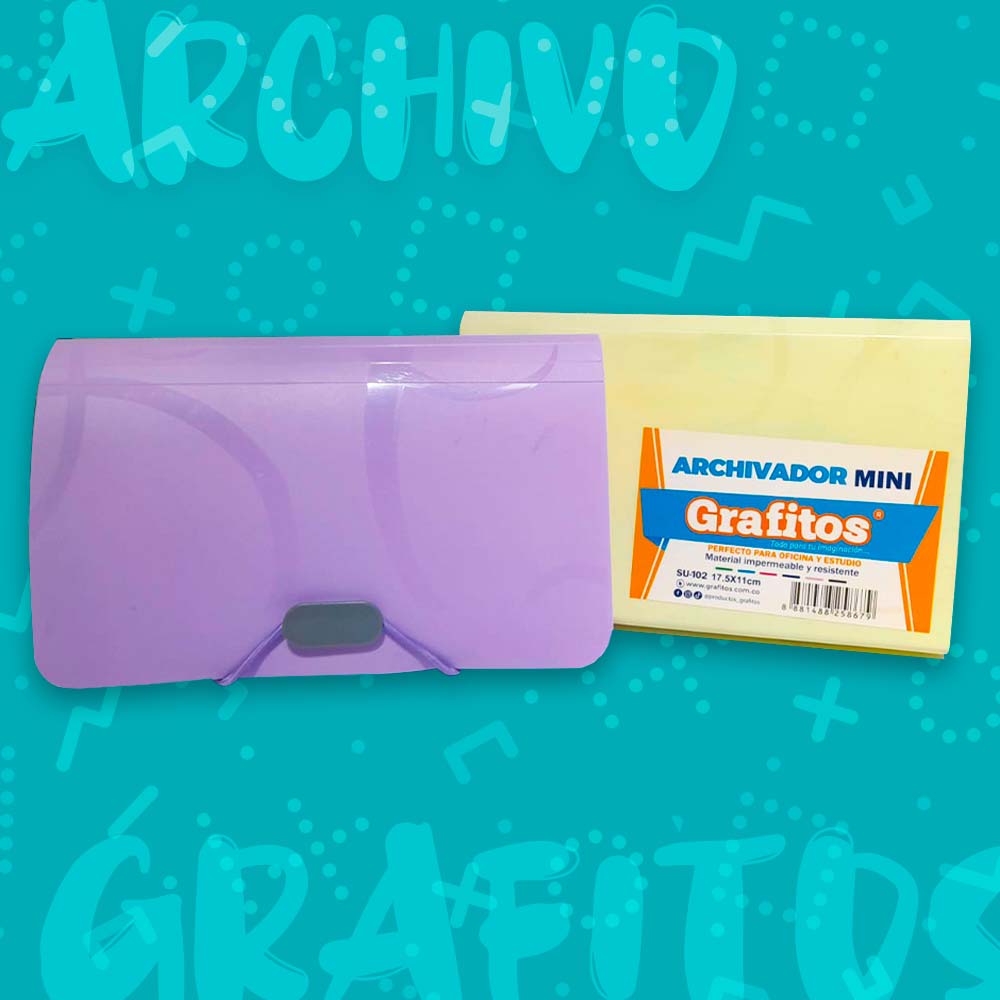 Archivador Mini Grafitos