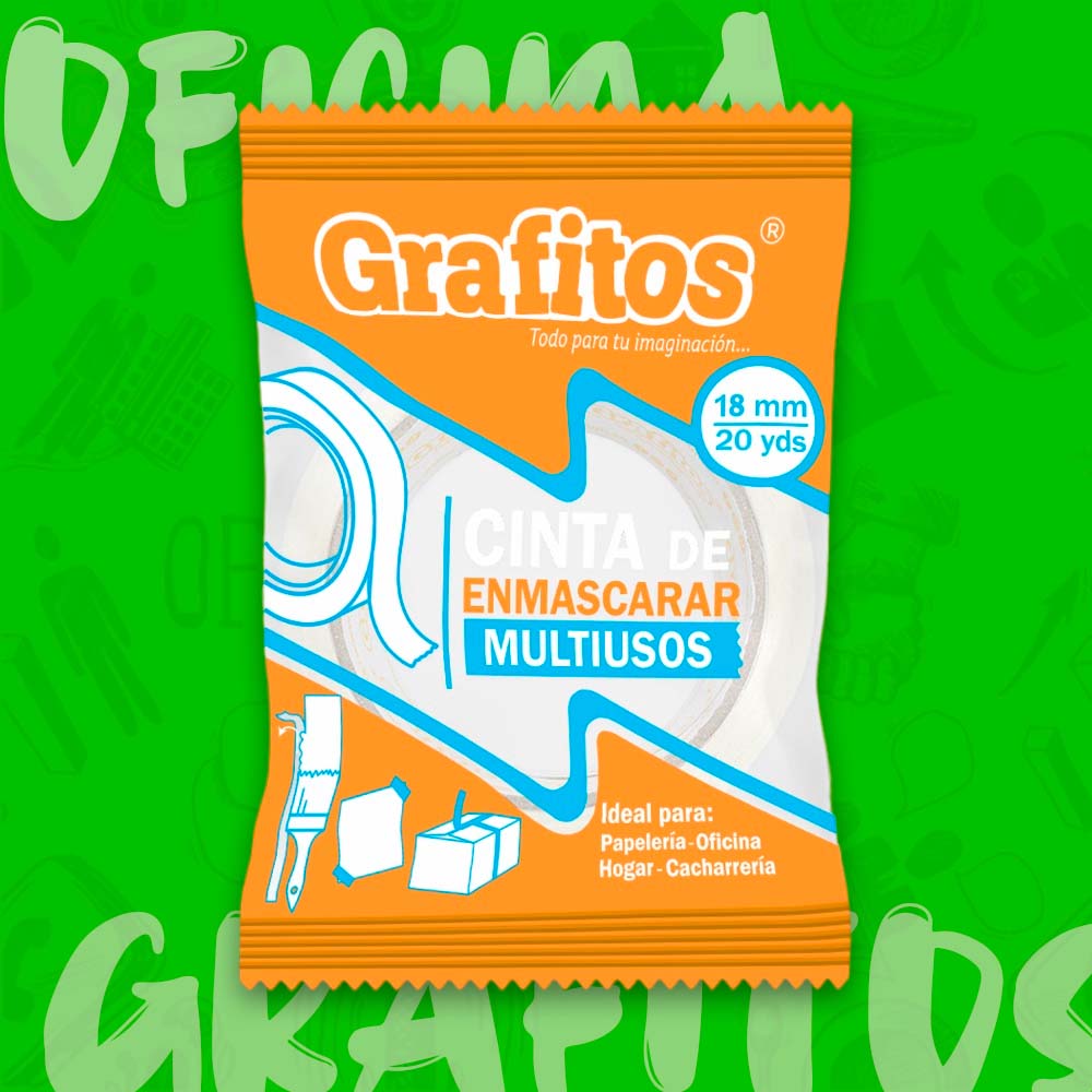 Cinta De Enmascarar Grafitos De 18mm