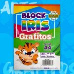 Block Iris A4 Grafitos