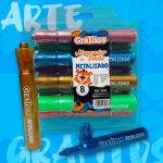 Marcadores De Vinilo Metalizados Grafitos