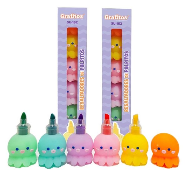 Resaltador de Pulpo Grafitos