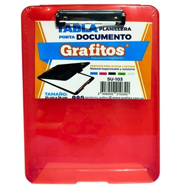 Tabla planillera red porta documentos