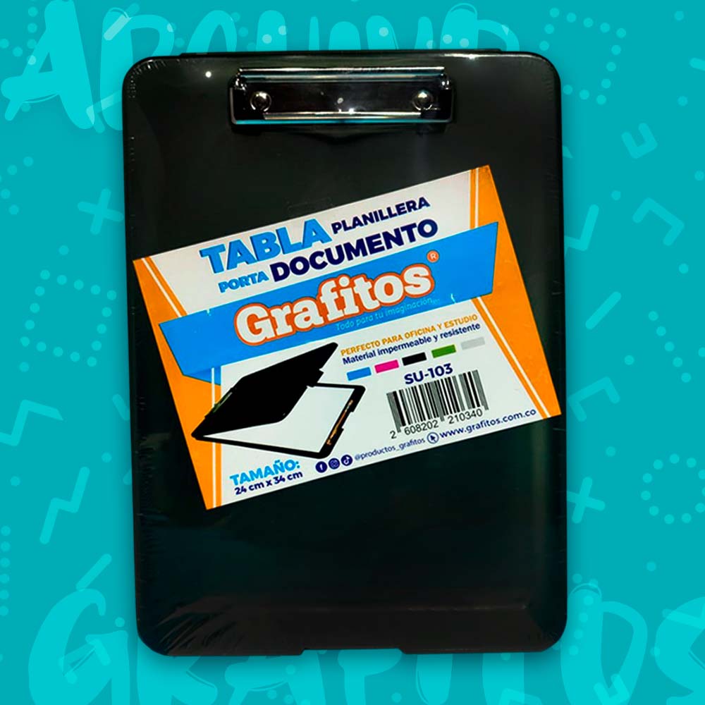 Tabla planillera porta documentos