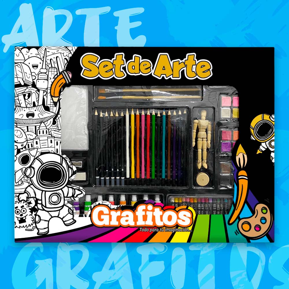 Set De Arte 128 Piezas