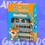 Set De Arte Con Lienzos De 26 Piezas