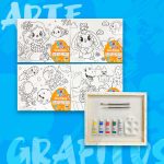 Set De Pintura x9 Piezas Grafitos