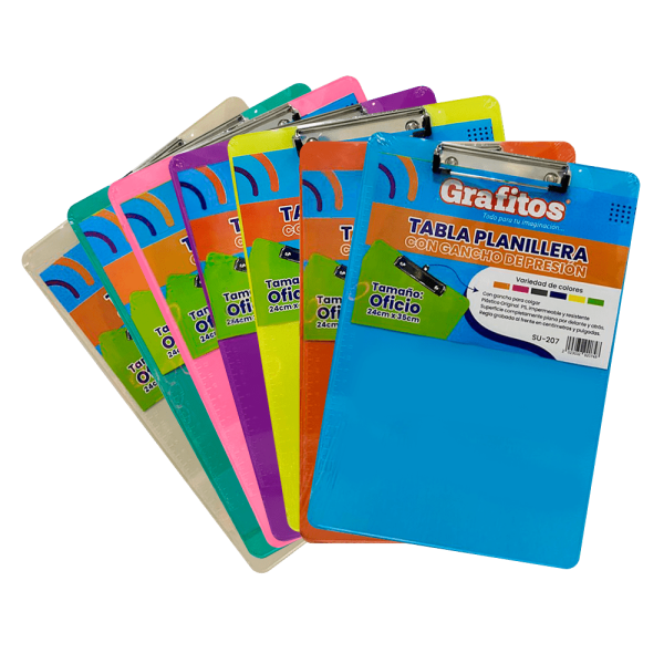 tabla planillera plastica arco