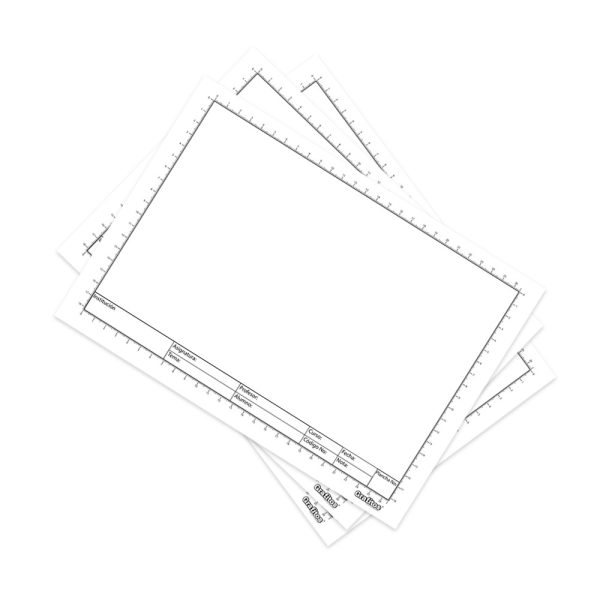 hojas de plancha F4 rotulada