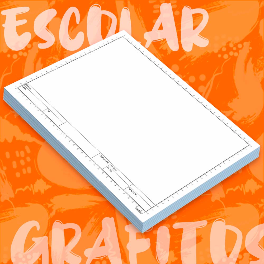 Plancha F4 Con Rotulo Grafitos