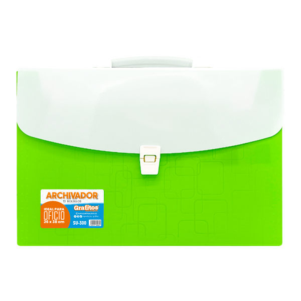 archivador verde
