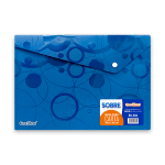 sobre de broche celeste