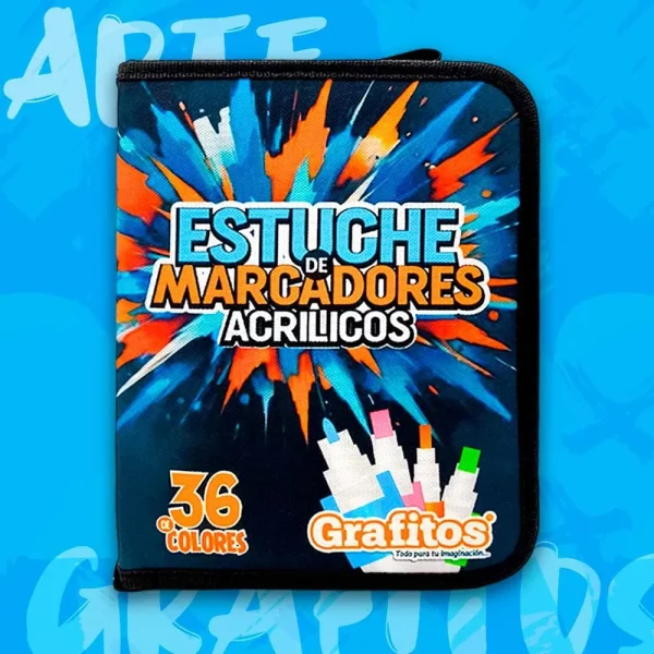Estuche de Marcadores Acrílicos x36