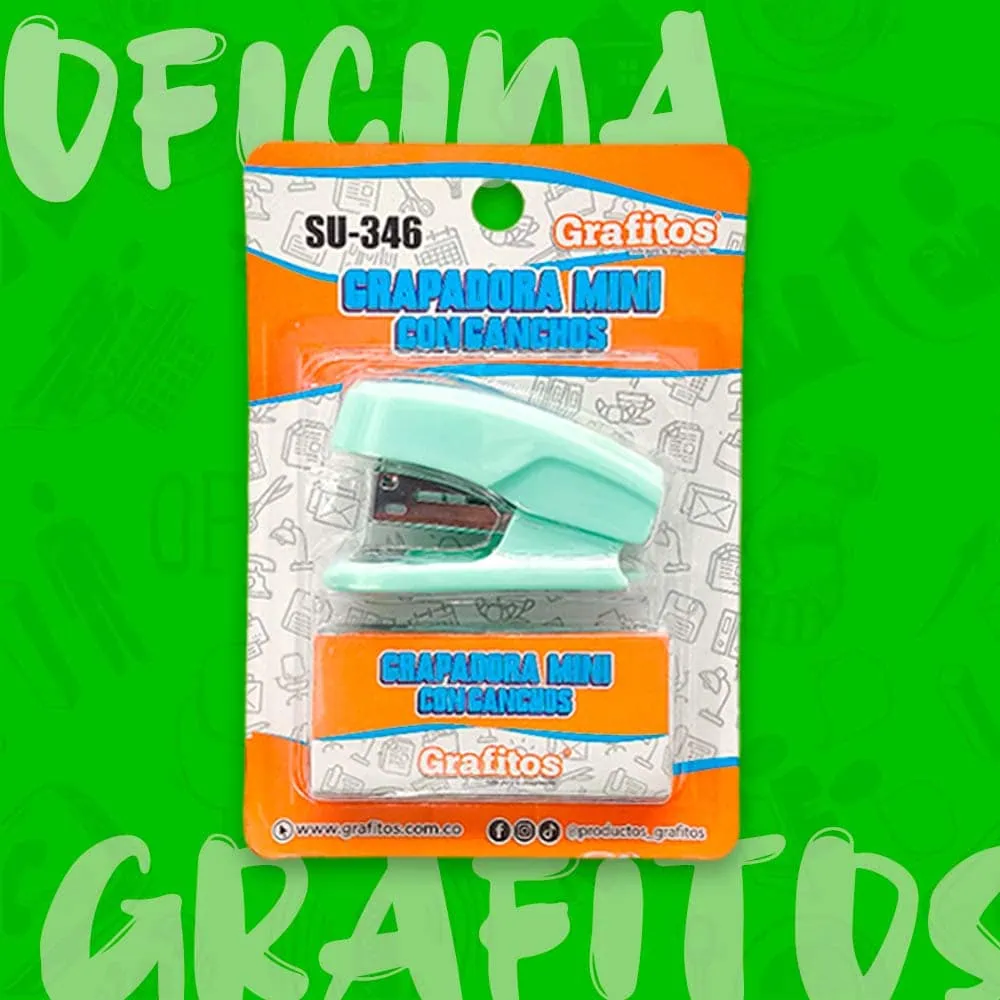 Mini Grapadora con Ganchos