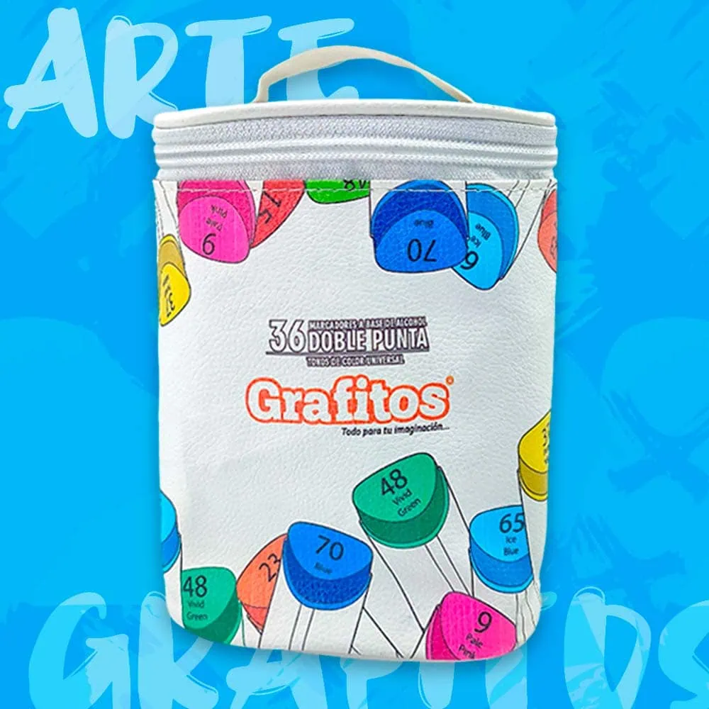 Set de 36 Marcadores a Base de Alcohol