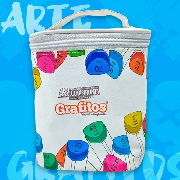 Marcadores a base de alcohol doble punta 48 SU-314-48