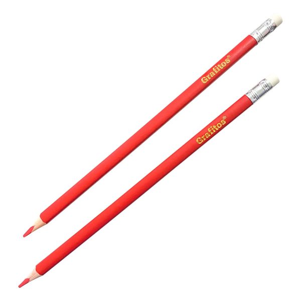 lapiz-grafitos-de-chequeo-rojo