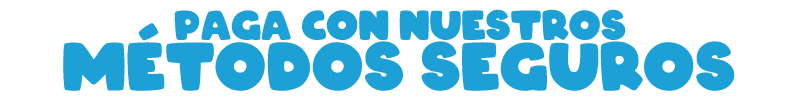 Paga con nuestros métodos seguros