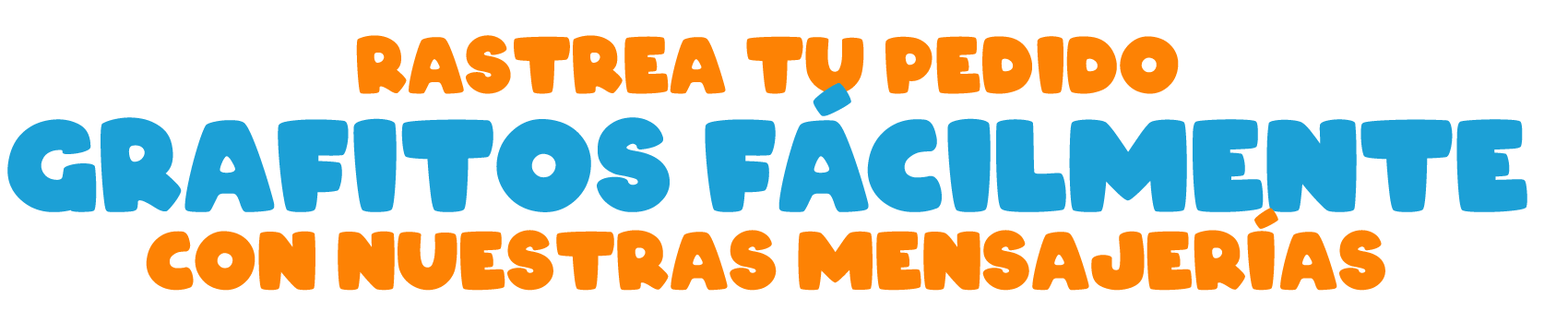 Rastrea tu pedido Grafitos fácilmente con nuestras mensajerías