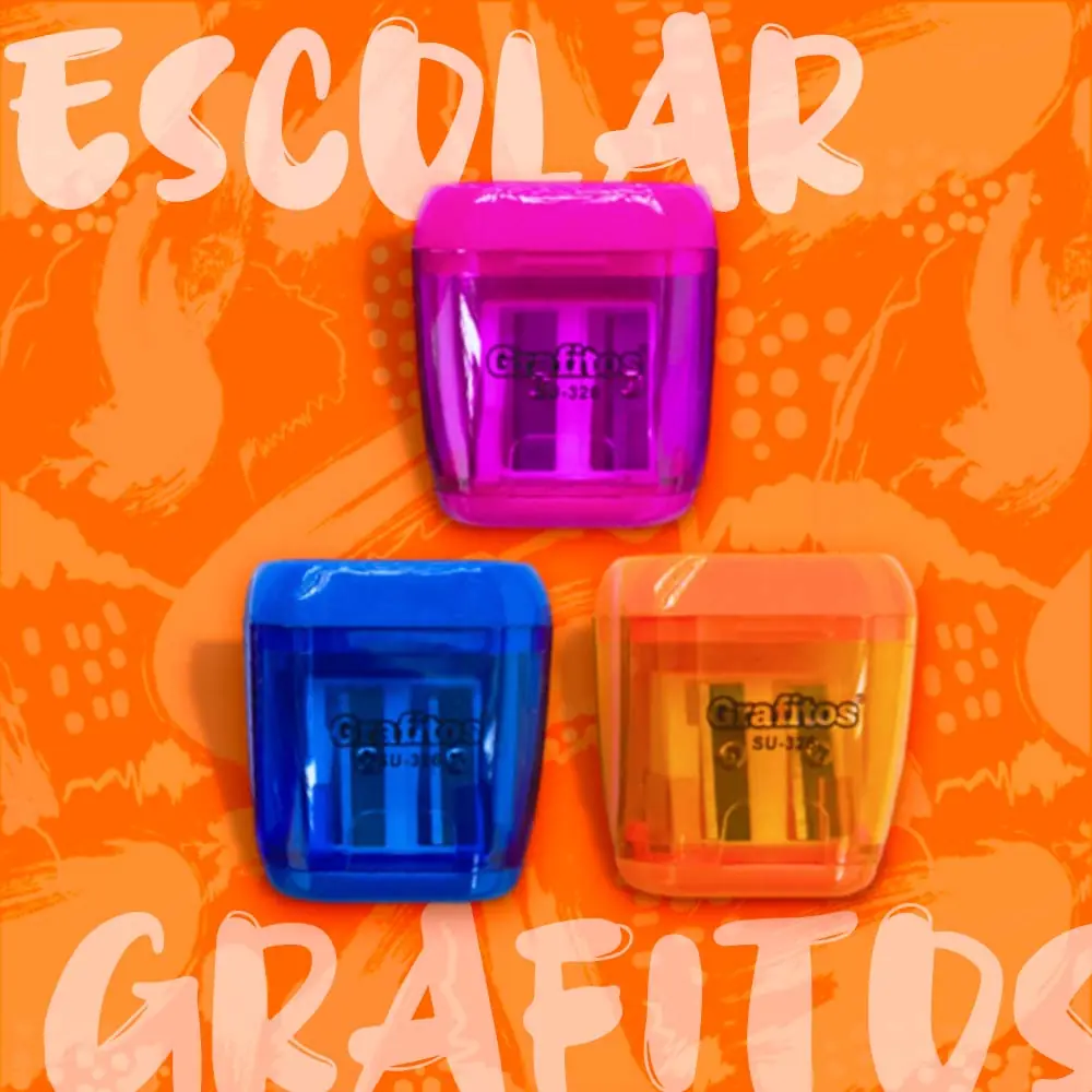 Sacapuntas Grafitos Doble Con Deposito
