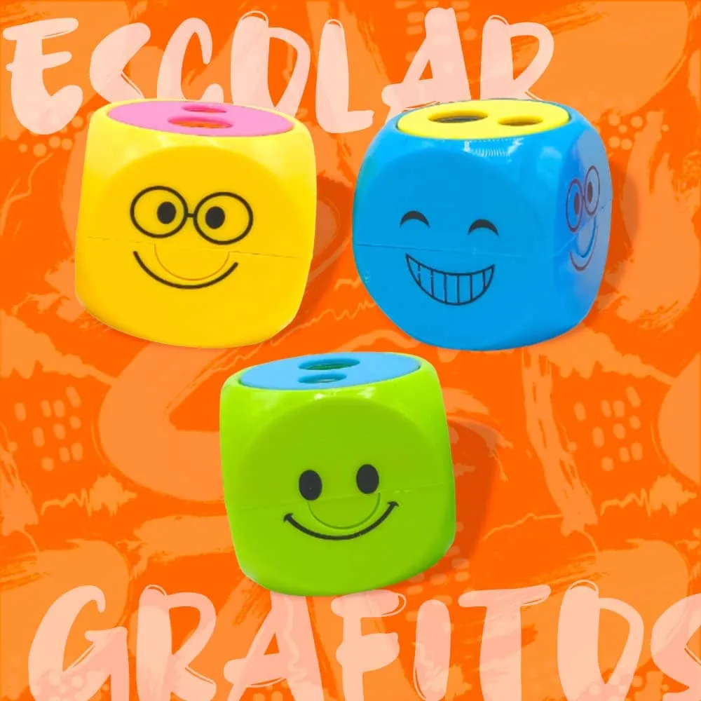 Sacapuntas Grafitos Motivos Caritas