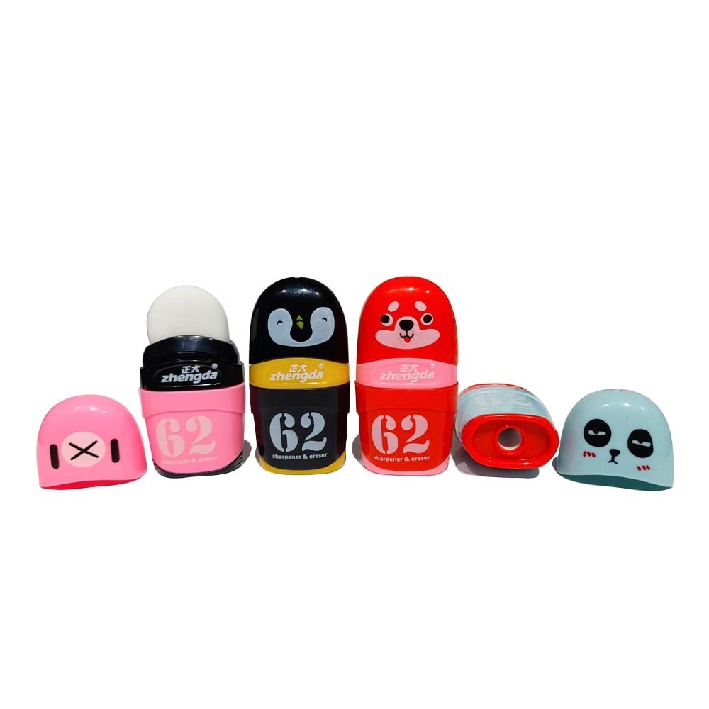 Sacapuntas y Borrador kawaii