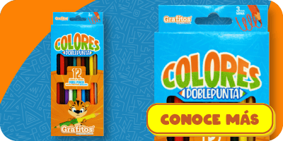 Colores Grafitos Doble Punta x12 Unidades