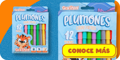 Plumones Colores Pasteles Grafitos