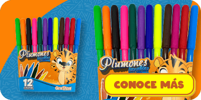 Plumones Grafitos Delgados x12