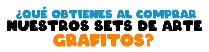 Qué Obtienes al Comprar Nuestros Sets de Arte Grafitos