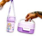 portacomida con termo de muñecas