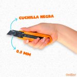 Detalles de la cuchilla del bisturi grafitos