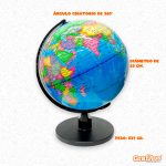 Globo Terráqueo Grande Escolar